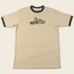 Non Stock Retro Rider Motorcycle T-Shirt TOPS