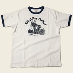Non Stock Retro Rider Motorcycle T-Shirt - Sport Fun Thrills