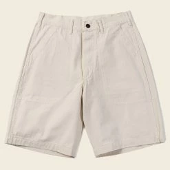 Bronson BOTTOMS 1940s WWII USN 12 Oz HBT Fatigue Deck Shorts