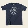 Non Stock Vintage Roosevelt Track Print Short Sleeve T-Shirt TOPS