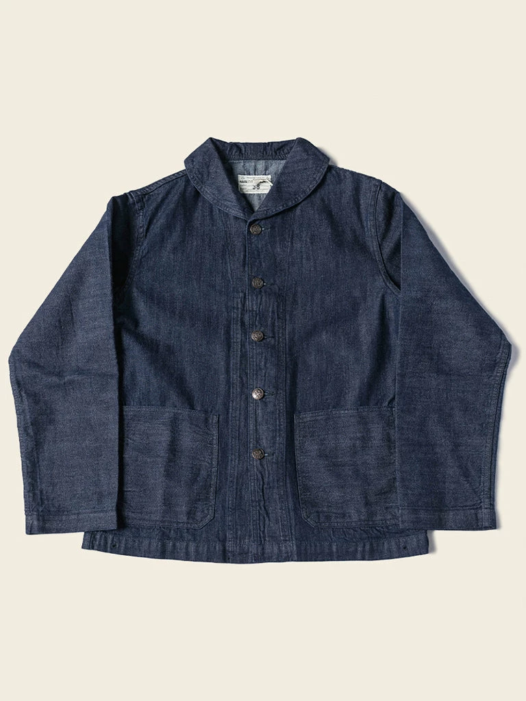 Bronson 1922 USN 2nd Model Denim Coverall Utility Jacket 3 Bronson 1922 USN 2nd Model Denim Coverall Utility Jacket
