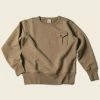 Non Stock TOPS 17.5 Oz Terry Cloth Military Pocket Sweatshirt - Khaki
