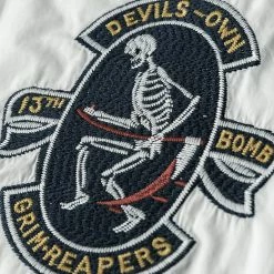 Bronson Bomb Squadron “Grim Reaper” Force Base Souvenir Bowling Shirt TOPS