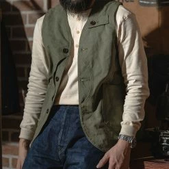 Bronson Vintage Long Sleeve Henley T-Shirt - Apricot NEW ARRIVALS