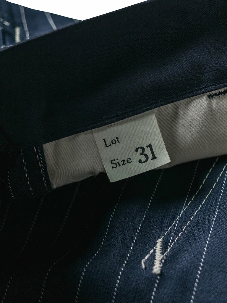 Bronson NEW ARRIVALS Lot 952 HBT Striped Mechanic Pants - Navy 24 Bronson NEW ARRIVALS Lot 952 HBT Striped Mechanic Pants - Navy