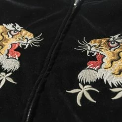 Non Stock 1950s Reversible Acetate Souvenir Jacket - Falcon × Tiger 31 Non Stock 1950s Reversible Acetate Souvenir Jacket - Falcon × Tiger