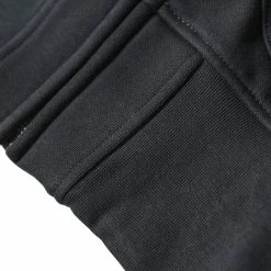 Non Stock 17.5 Oz Terry Cloth Zip-Up Hoodie - Black TOPS