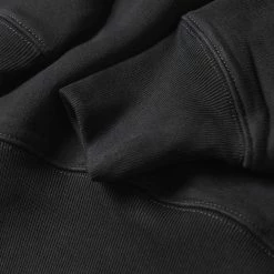 Non Stock 17.5 Oz Terry Cloth Military Pocket Sweatshirt - Black TOPS