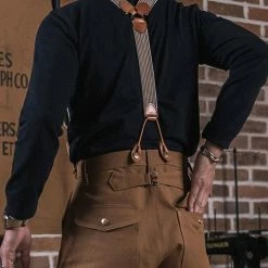 Bronson Vintage Long Sleeve Henley T-Shirt - Black TOPS