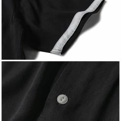 Non Stock TOPS Loose Embroidery Bowling Shirt