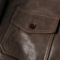 Bronson USAAF Type A-1 Leather Flight Jacket - Light Brown OUTERWEAR