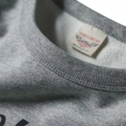 Non Stock Flying Tigers Military Print Sweatshirt - Gray TOPS