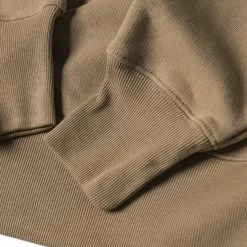 Non Stock TOPS 17.5 Oz Terry Cloth Military Pocket Sweatshirt - Khaki