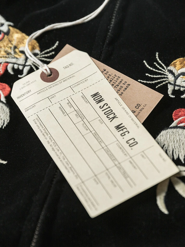 Non Stock 1950s Reversible Acetate Souvenir Jacket - Falcon × Tiger 19 Non Stock 1950s Reversible Acetate Souvenir Jacket - Falcon × Tiger