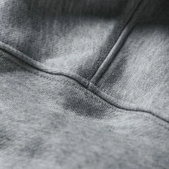 Non Stock 17.5 Oz Terry Cloth Zip-Up Hoodie - Gray TOPS