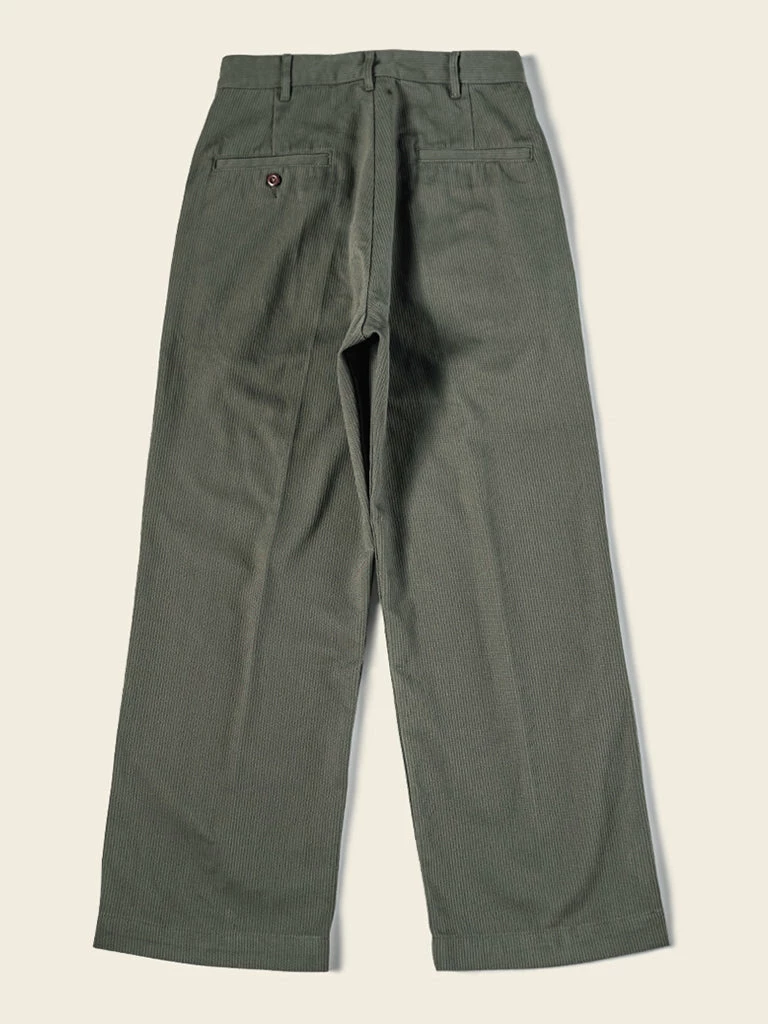 Bronson 13 Oz Cotton Bedford Cord Pants - Olive 4 Bronson 13 Oz Cotton Bedford Cord Pants - Olive