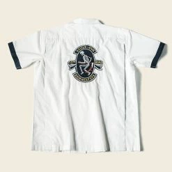 Bronson Bomb Squadron “Grim Reaper” Force Base Souvenir Bowling Shirt TOPS