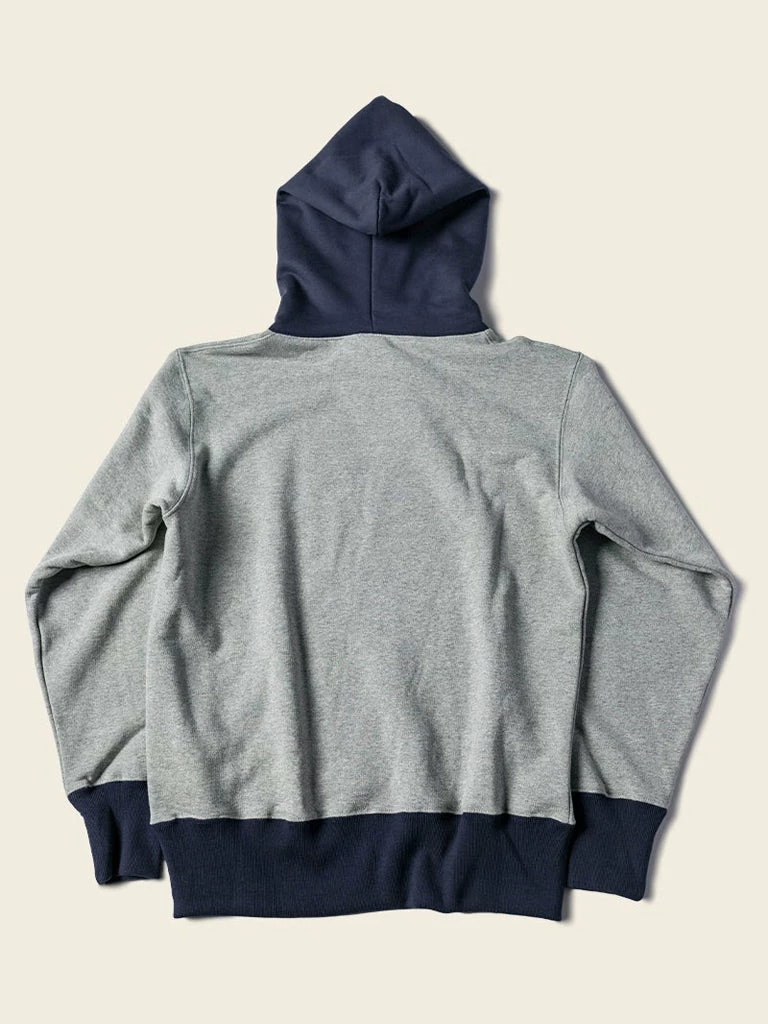 Non Stock 17.5 Oz Terry Cloth Two-Tone Hoodie - Gray/Navy NEW ARRIVALS 4 Non Stock 17.5 Oz Terry Cloth Two-Tone Hoodie - Gray/Navy NEW ARRIVALS