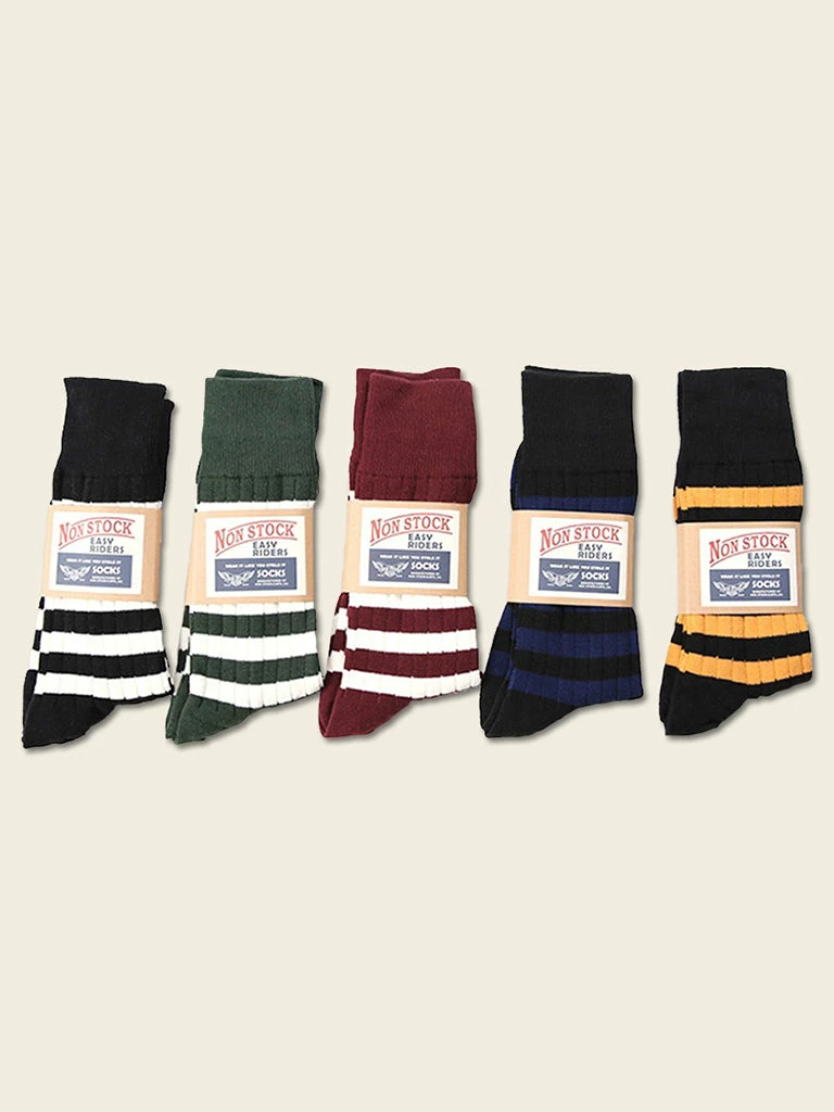 Non Stock BEST SELLERS Old School Prisoner Striped Cotton Socks 4 Non Stock BEST SELLERS Old School Prisoner Striped Cotton Socks