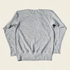 Bronson 14 Oz Side Closing Henley T-Shirt - Gray