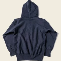 Bronson 21 Oz Navy Yard Instructor Reverse Weave Hoodie - Navy