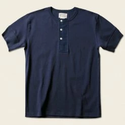 Bronson Vintage Short Sleeve Henley T-Shirt