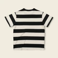 Non Stock Heavyweight Cotton Wide Striped T-Shirt - Black/White BEST SELLERS 13 Non Stock Heavyweight Cotton Wide Striped T-Shirt - Black/White BEST SELLERS