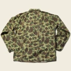 Bronson OUTERWEAR WWII USMC Type P-44 HBT Duck Hunter Camo Jacket