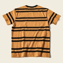 Non Stock 9.8 Oz IVY Style Striped T-Shirt - Yellow/Black