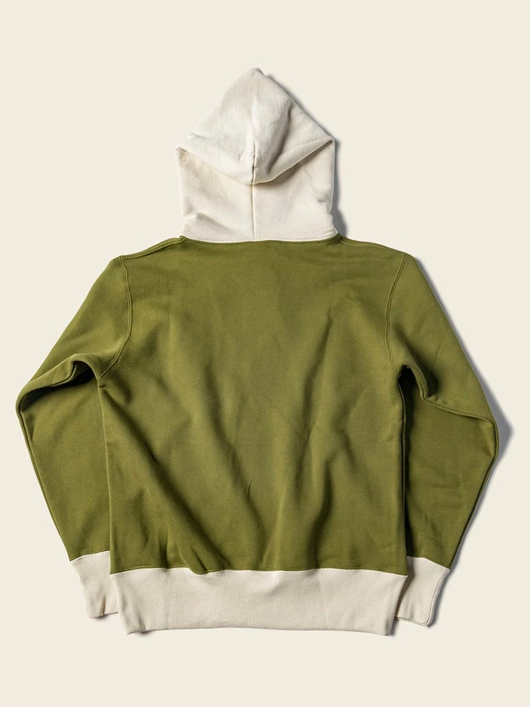 Non Stock NEW ARRIVALS 17.5 Oz Terry Cloth Two-Tone Hoodie - Olive/Apricot 4 Non Stock NEW ARRIVALS 17.5 Oz Terry Cloth Two-Tone Hoodie - Olive/Apricot
