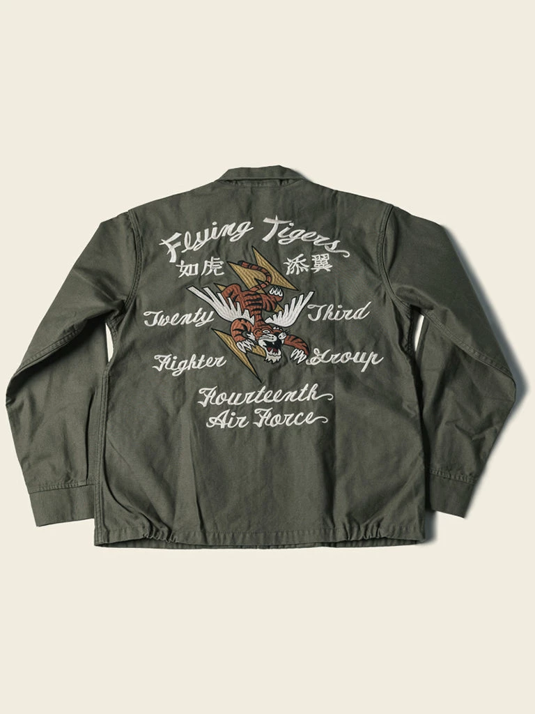 Non Stock USAAF 14th Air Force Flying Tigers Embroidery Jacket 4 Non Stock USAAF 14th Air Force Flying Tigers Embroidery Jacket