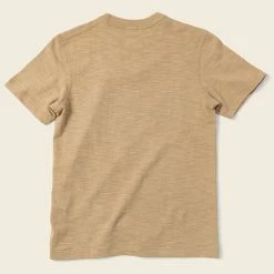 Non Stock TOPS 10.5 Oz US Cotton Tubular Gusset T-Shirt - Sand