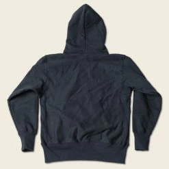 Bronson TOPS 21 Oz Military Academy Reverse Weave Hoodie - Black