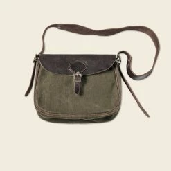 Bronson WWI US Army Messenger Bag - Olive