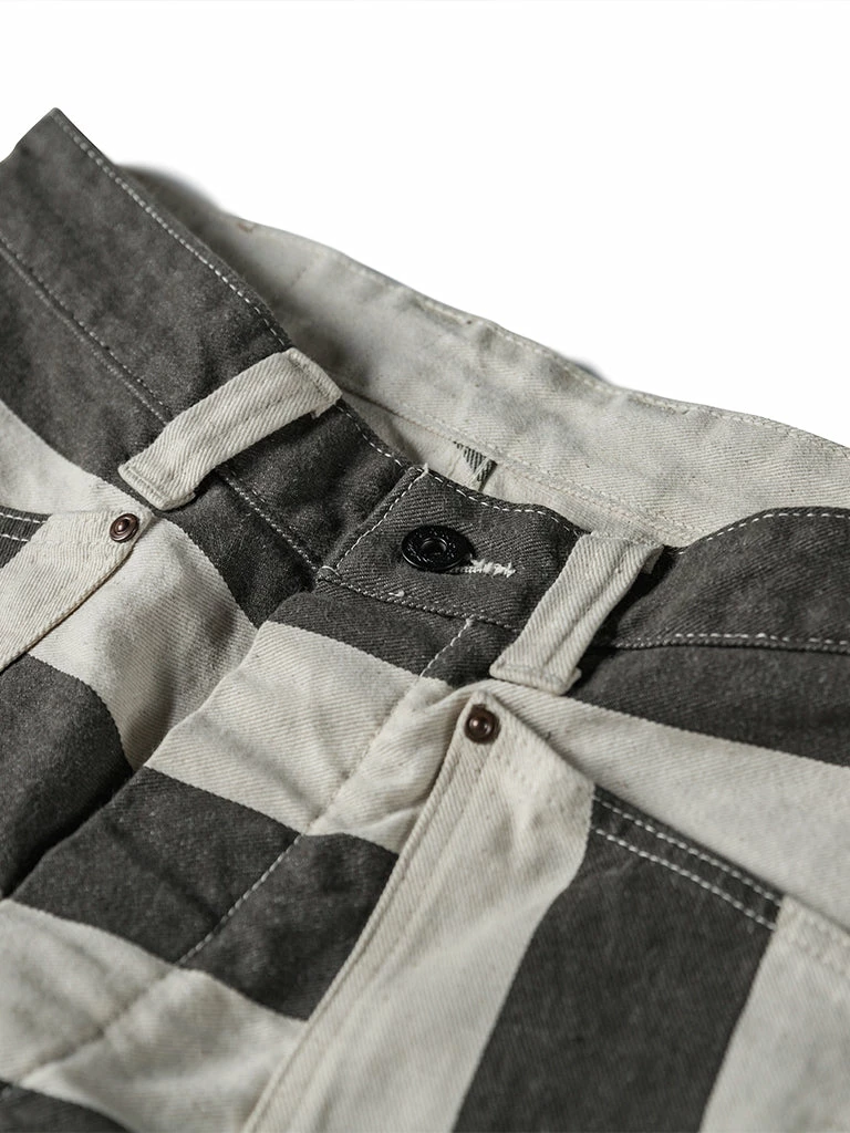 Non Stock 11.5 Oz Heavyweight Wide Striped Prisoner Shorts 12 Non Stock 11.5 Oz Heavyweight Wide Striped Prisoner Shorts