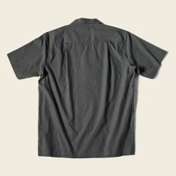 Bronson Classic Panama Open Collar Shirt - Dark Gray Back In Stock