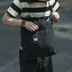 Non Stock 18 Oz Canvas Tote Bag - Black