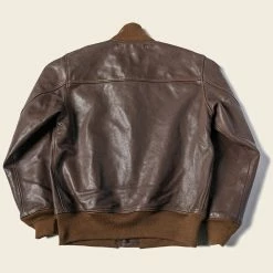 Bronson USAAF Type A-1 Leather Flight Jacket - Light Brown OUTERWEAR