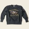Non Stock Flying Tigers Military Print Sweatshirt - Black TOPS 2 Non Stock Flying Tigers Military Print Sweatshirt - Black TOPS