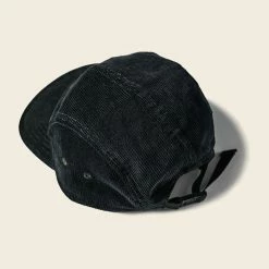 Non Stock 12.5 Oz Corduroy 5 Panel Cap - Black
