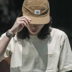 Non Stock 12.5 Oz Corduroy 5 Panel Cap - Khaki 18 Non Stock 12.5 Oz Corduroy 5 Panel Cap - Khaki