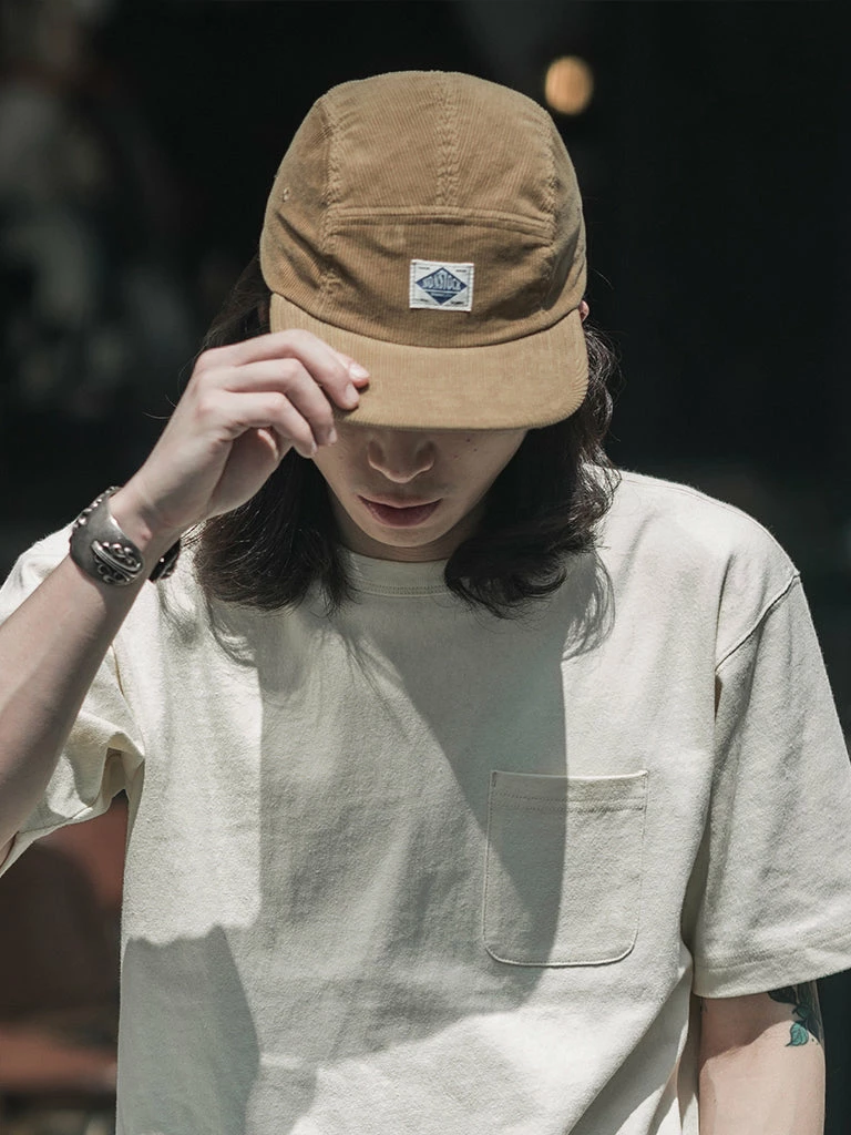 Non Stock 12.5 Oz Corduroy 5 Panel Cap - Khaki 6 Non Stock 12.5 Oz Corduroy 5 Panel Cap - Khaki