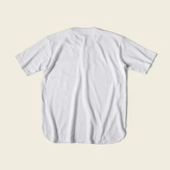 Non Stock 9.8 Oz Cotton Pique Baseball T-Shirt - White