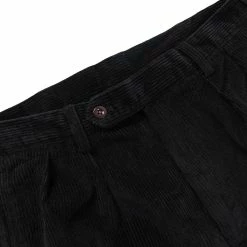 Non Stock BOTTOMS 12.5 Oz 8 Wale Corduroy Trousers - Black