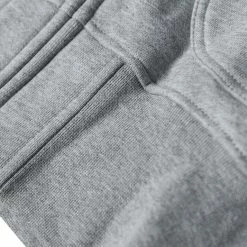 Non Stock 17.5 Oz Terry Cloth Zip-Up Hoodie - Gray TOPS
