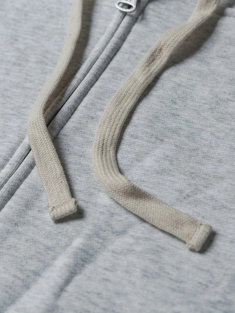 Non Stock 17.5 Oz Terry Cloth Zip-Up Hoodie - Light Gray TOPS 13 Non Stock 17.5 Oz Terry Cloth Zip-Up Hoodie - Light Gray TOPS