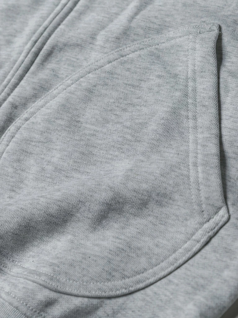 Non Stock 17.5 Oz Terry Cloth Zip-Up Hoodie - Light Gray TOPS 14 Non Stock 17.5 Oz Terry Cloth Zip-Up Hoodie - Light Gray TOPS