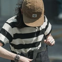 Non Stock 12.5 Oz Corduroy 5 Panel Cap - Khaki 22 Non Stock 12.5 Oz Corduroy 5 Panel Cap - Khaki