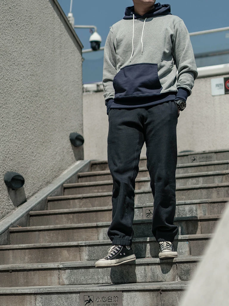 Non Stock 17.5 Oz Terry Cloth Two-Tone Hoodie - Gray/Navy NEW ARRIVALS 9 Non Stock 17.5 Oz Terry Cloth Two-Tone Hoodie - Gray/Navy NEW ARRIVALS