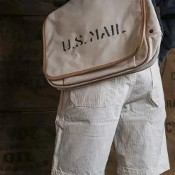 Bronson ACCESSORIES 1940s US Mail Canvas Messenger Bag